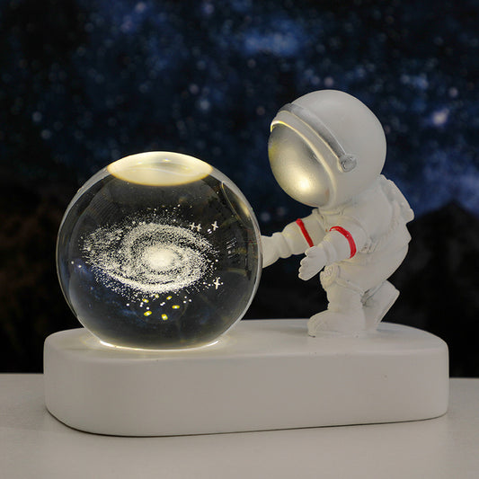 Astronaut Starry Sky Walk Small Night Lamp