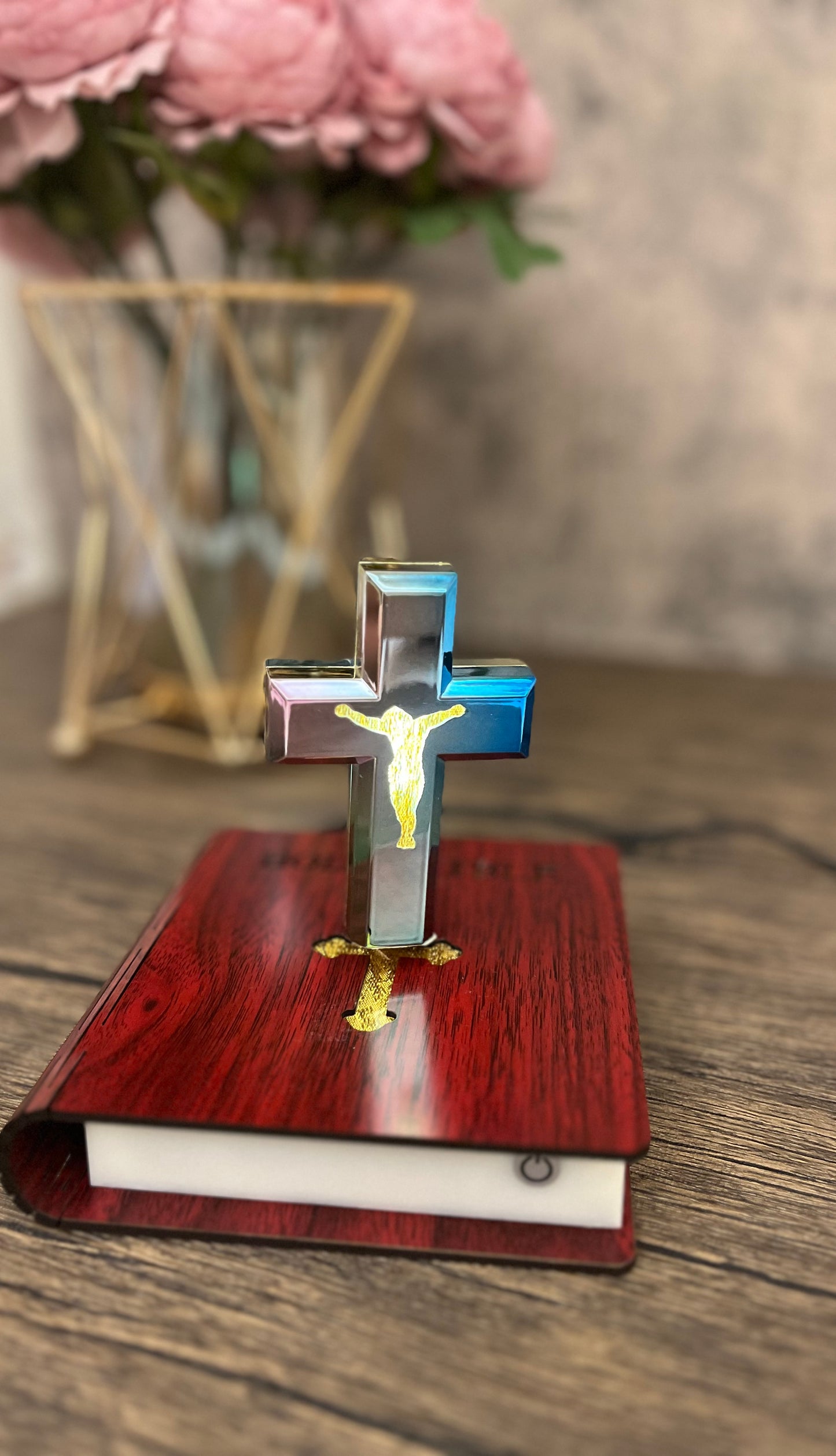 Handmade Levitating Cross